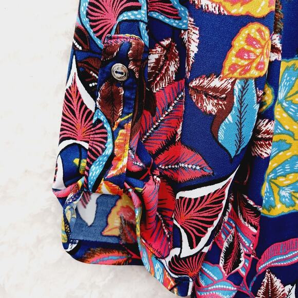 Top Size L Leaf Whimsycore Artsy Maximalist Boho Whimsycore Eclectic Grandma Y2K - Picture 3 of 15